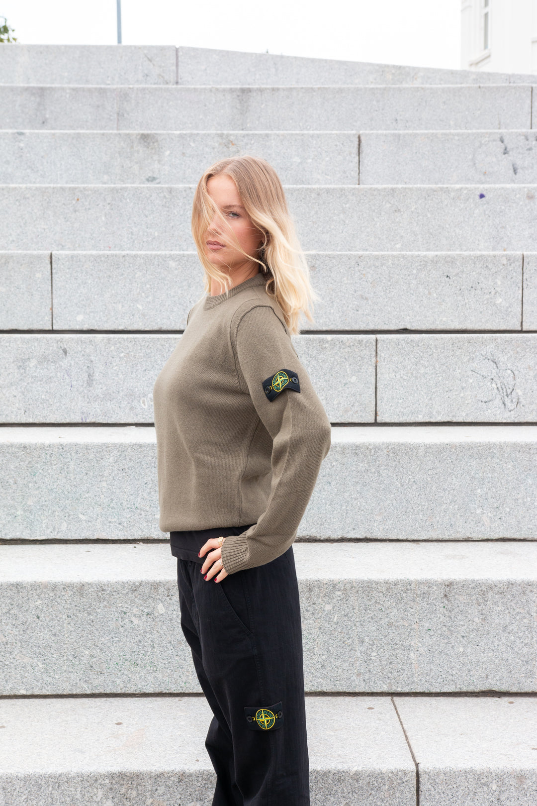 STONE ISLAND Maglia RWS Knit i GREEN