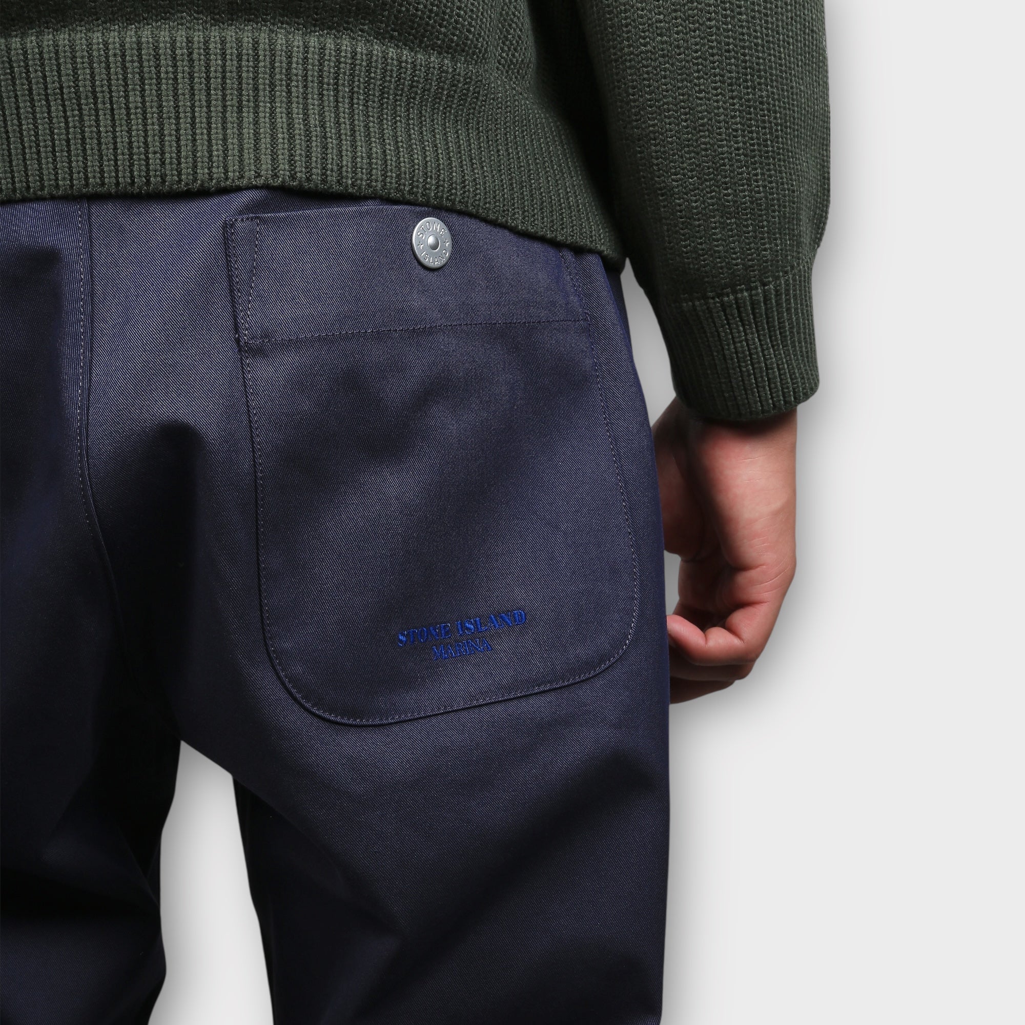 Stone Island Marina Pants in Navy Blue at Le Fix – Le-fix.com