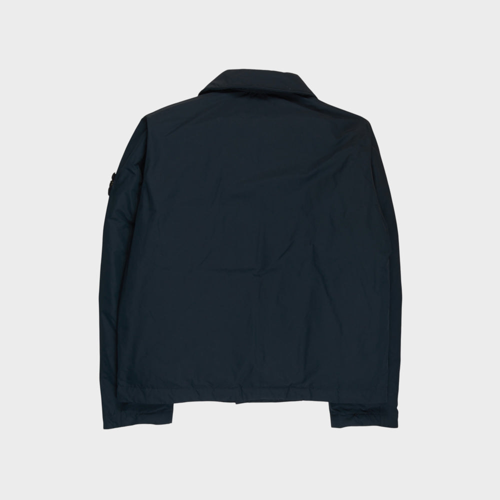 Stone Island Micro Reps Down Coach Jakke i Navy set bagfra