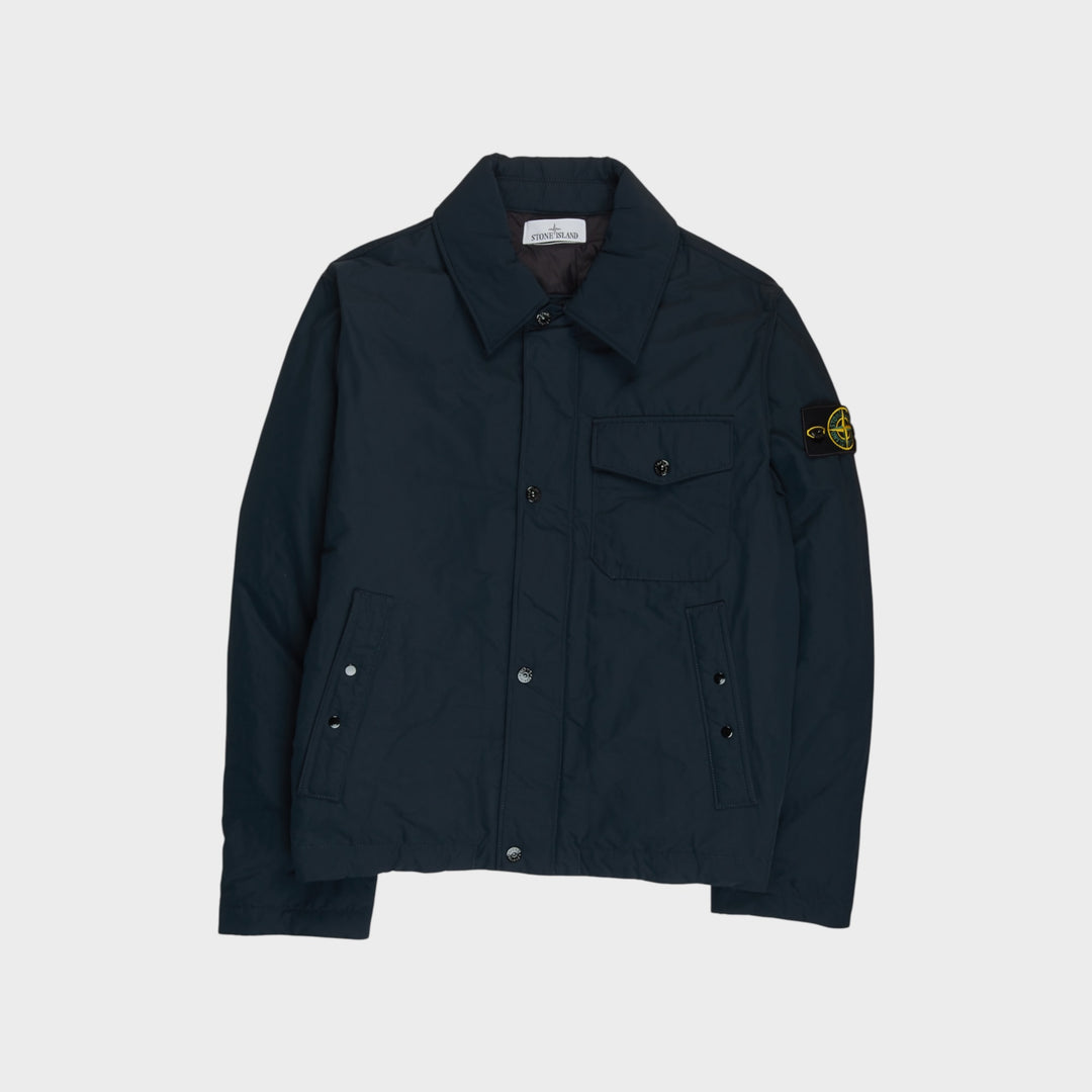 Stone Island Micro Reps Down Coach Jakke i Navy set forfra