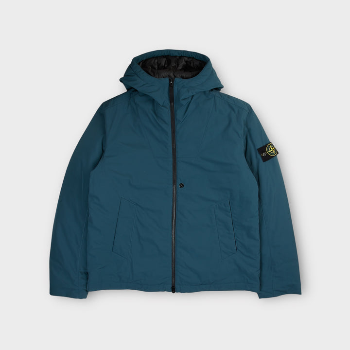 Stone Island Micro Twill jakke i blå til herrer