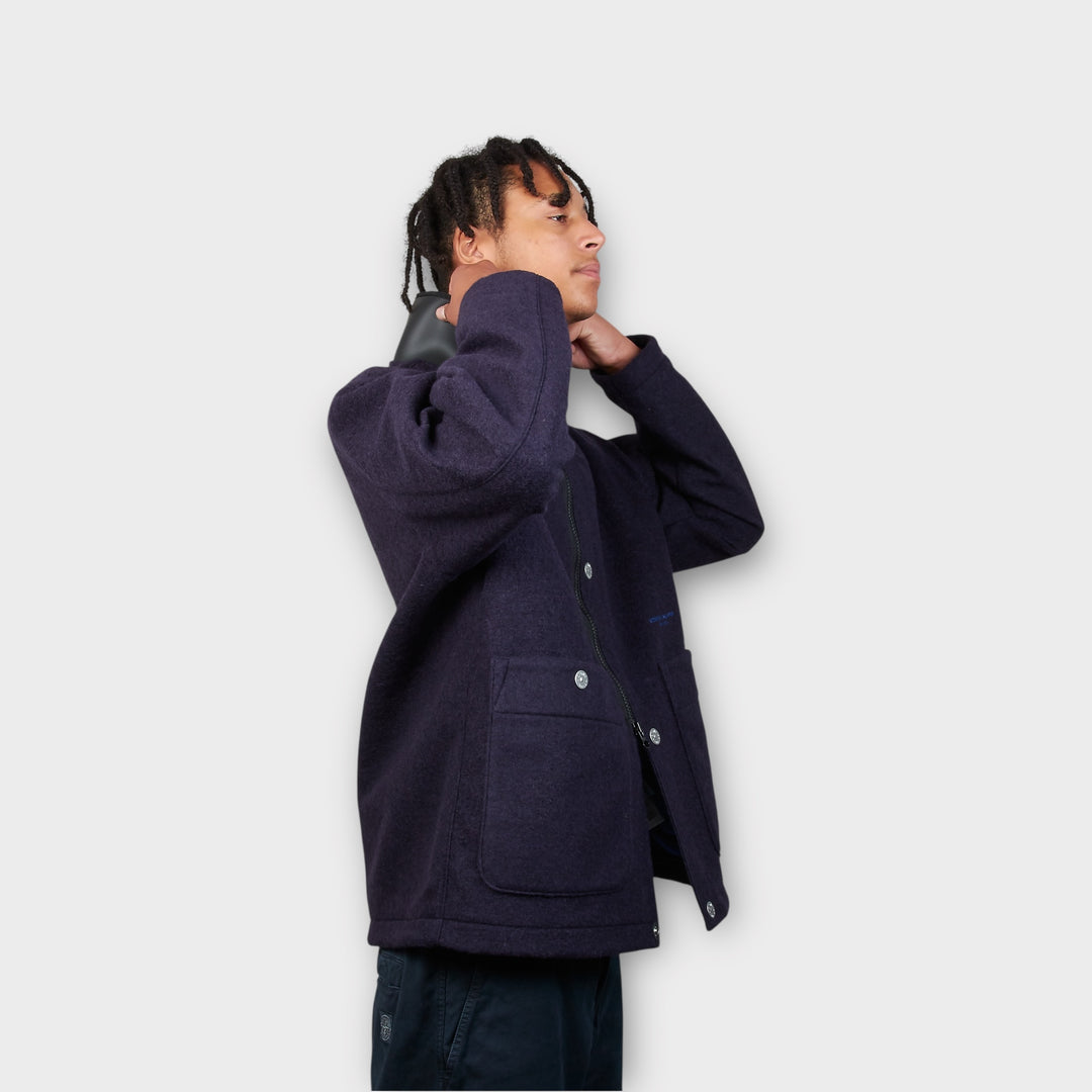 Eksklusiv herrejakke fra Stone Island Marina i navy