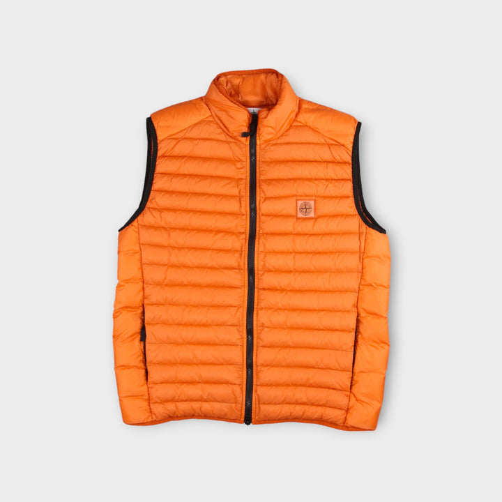 STONE ISLAND LOOM WOVEN R-NYLON DOWN-TC VEST