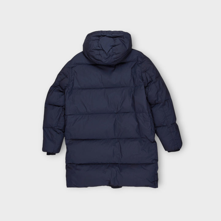 Stone Island Garment Dyed Crinkle Reps New Down Jacket Long