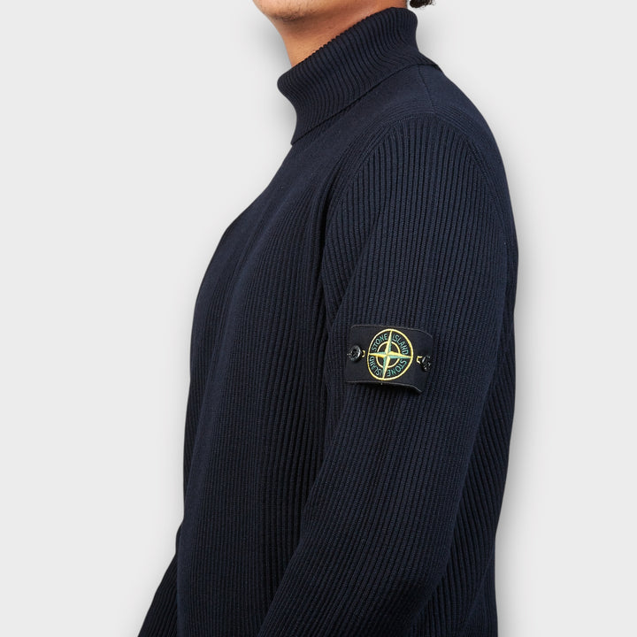 Komfortabel og stilren Stone Island Full Rib Turtleneck
