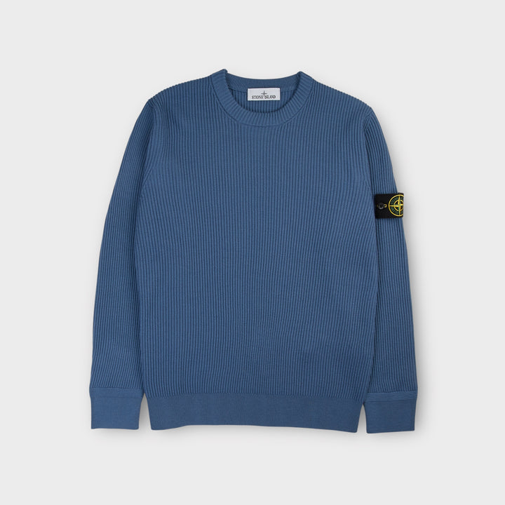 Stone Island ripstop striktrøje i blå til herrer