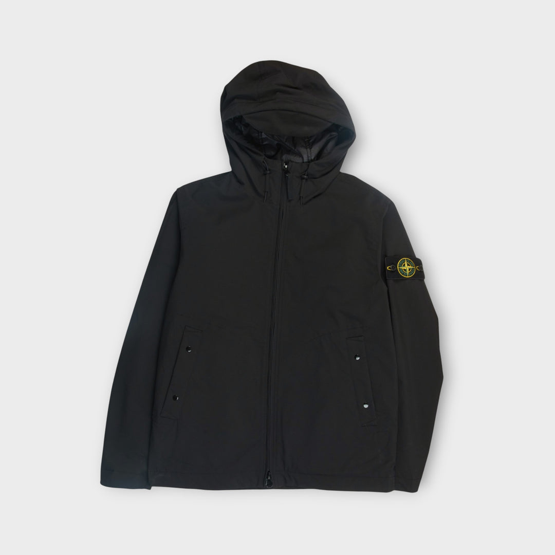 Stone Island Soft Shell-R E.Dye Technology jakke i sort
