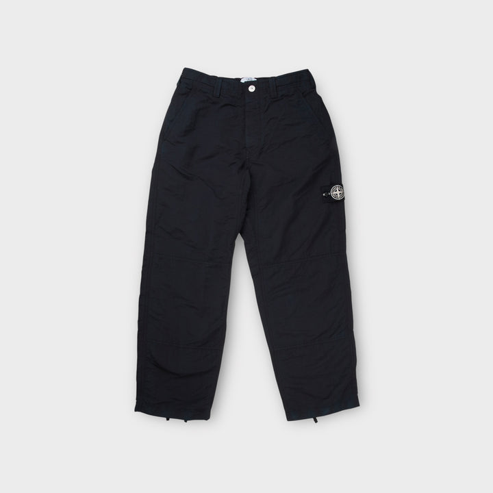 Stone Island Special Label Loose Pants i sort set forfra