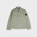 Stone Island Stretch Organic Cotton Twill Overshirt I Mint Green