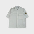Stone Island Stretch Organic Cotton Twill SS Shirt I Sky Blue