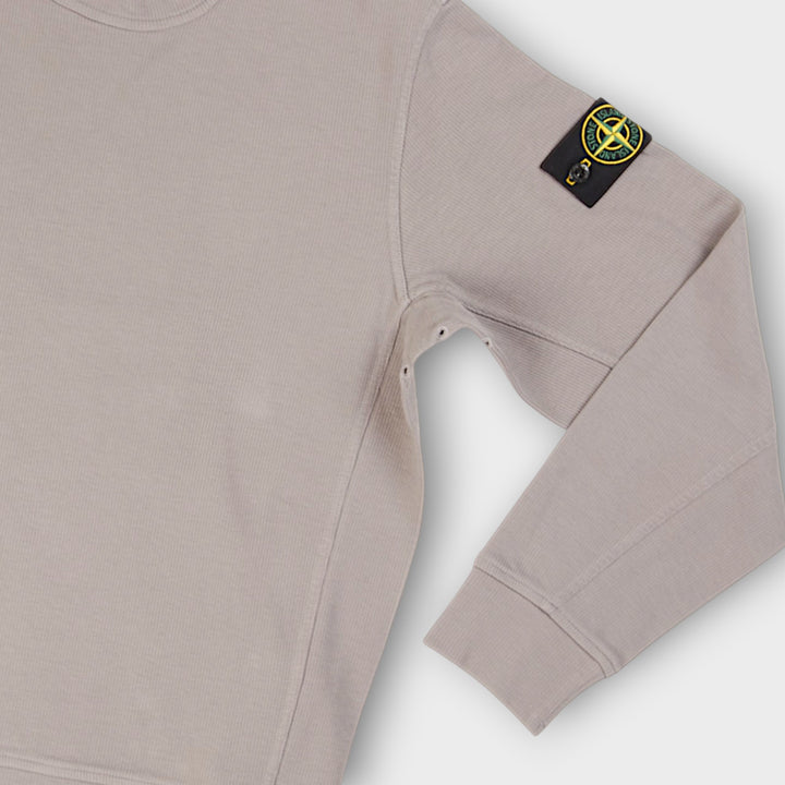 Stone Island Felpa crewneck med stribet design.