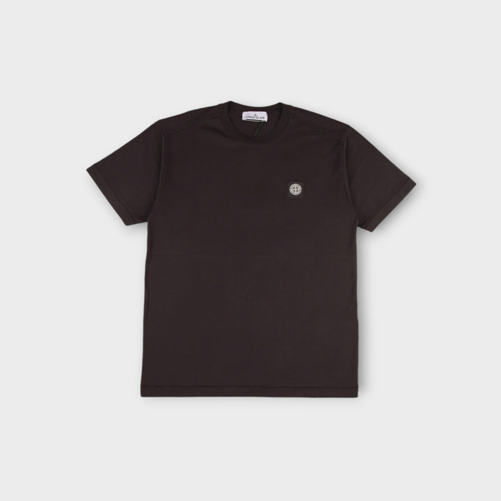 Stone Island 24113 Klassisk Logo T-shirt I Sort