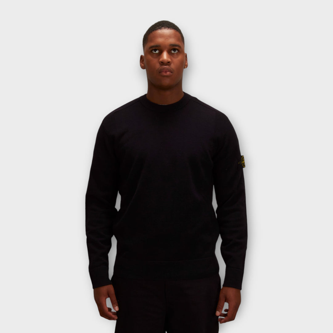 Stone Island 526A1 Uld Crewneck I Navy