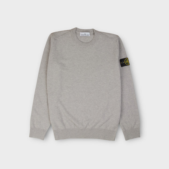 Stone Island Wool Crewneck Jumper i Grey