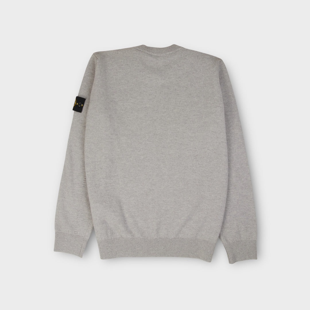 Stone Island Wool Crewneck Jumper i Grey