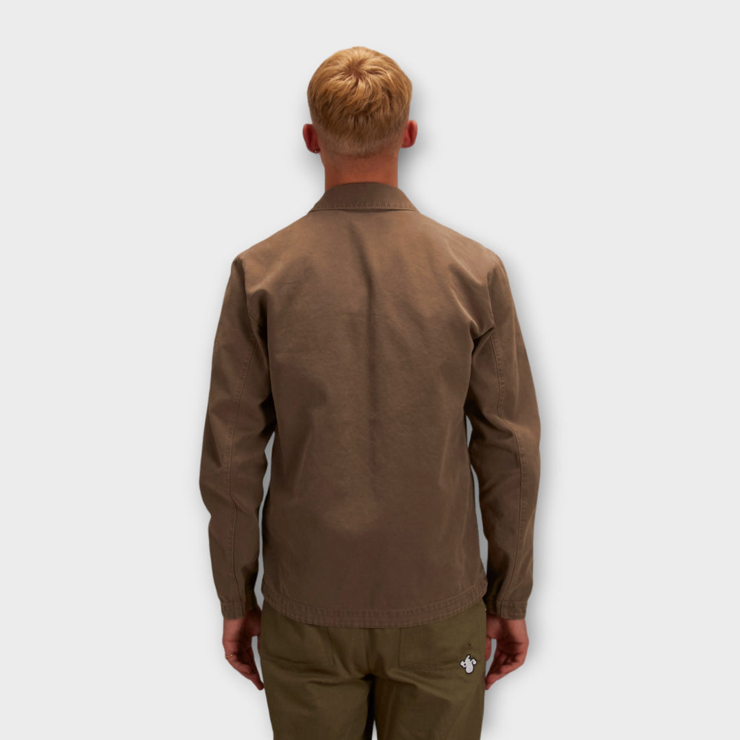 Stone Island 11501 Zip Overshirt I Brun