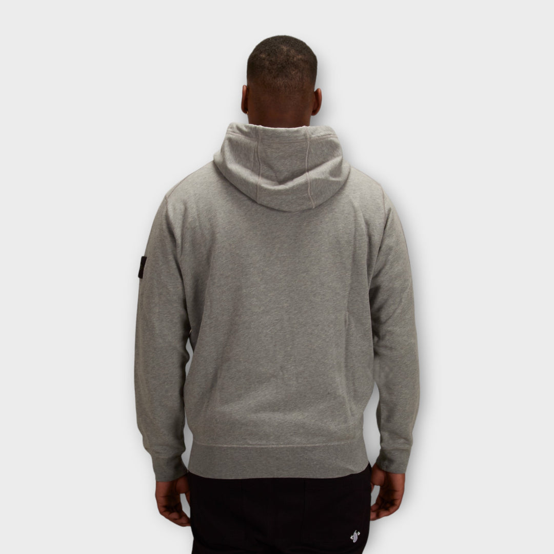 Stone Island 64251 Zip Hoodie I Grå