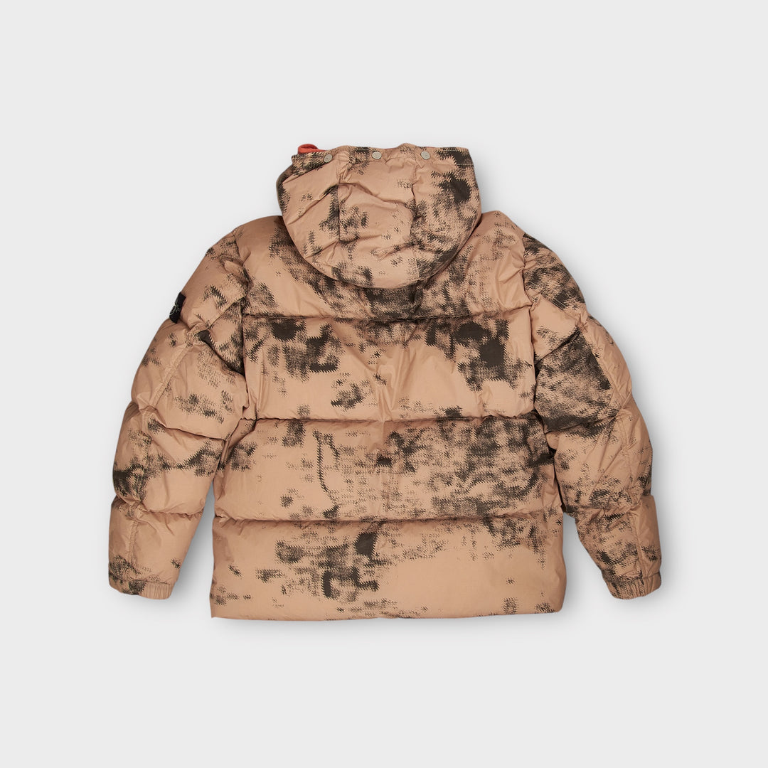 Stone Island 462E1 Ice Eart Mapping Camouflage jacket In sand