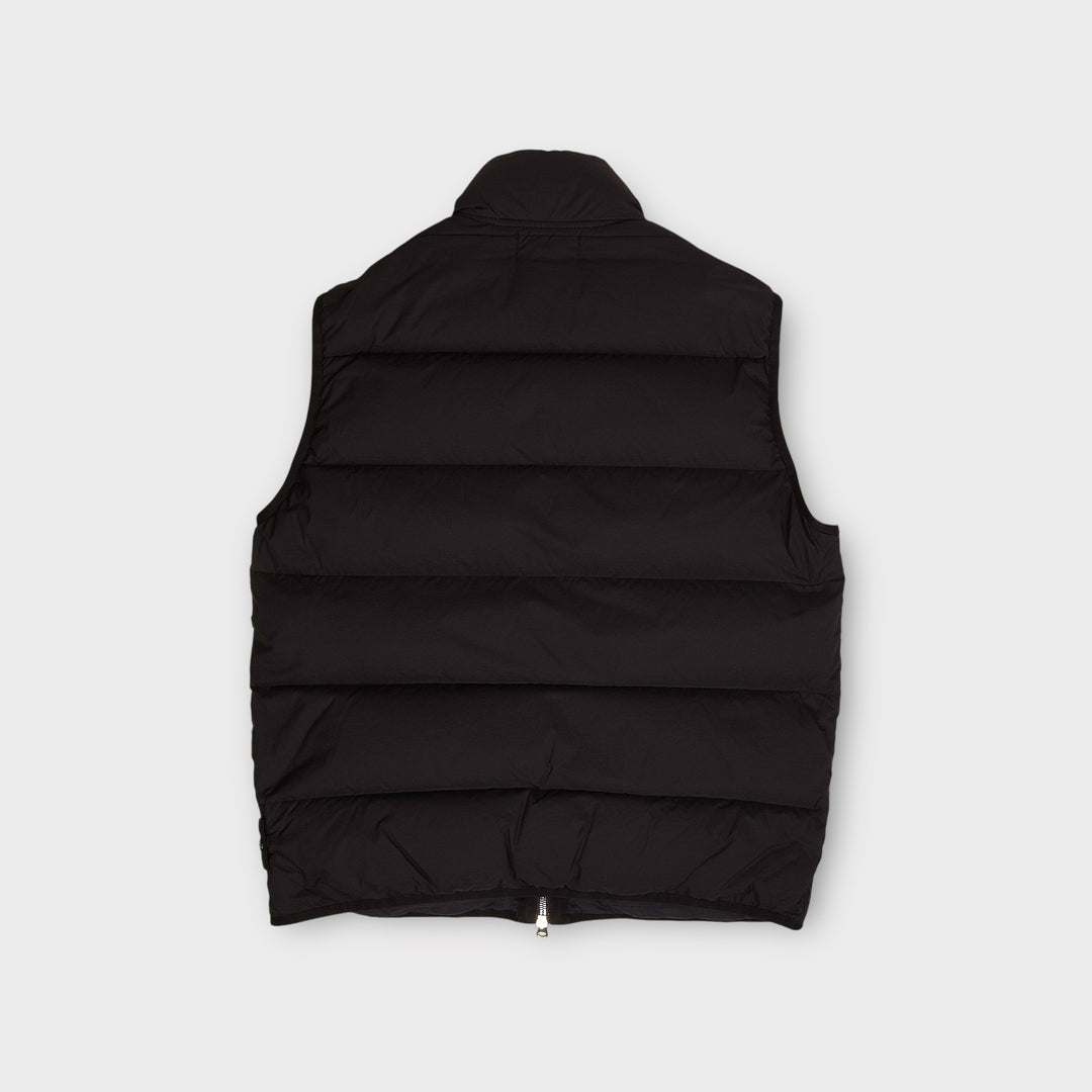 Stone Island G0828 Seamless Tunnyl Nylon Down-tc Vest I Sort