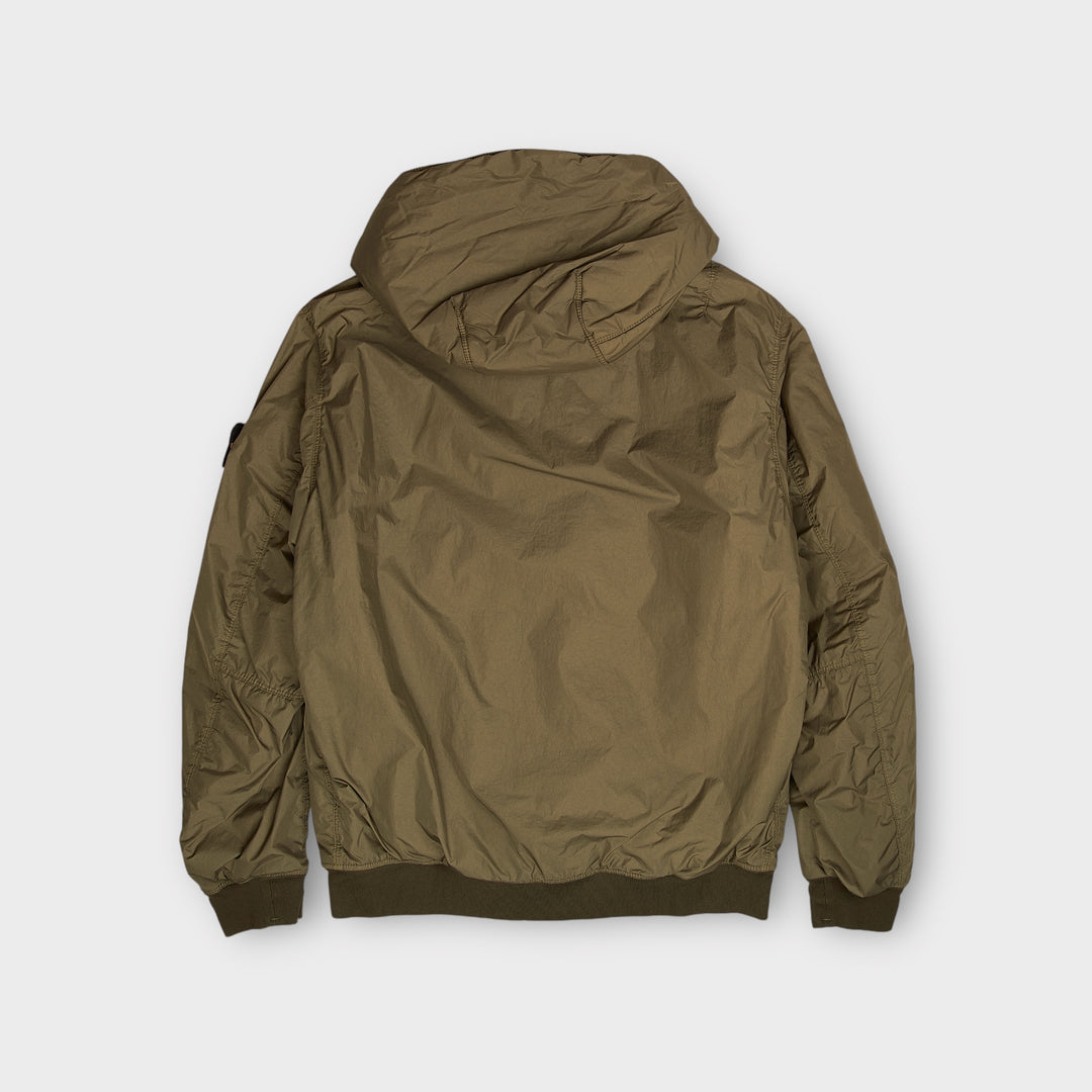 Stone Island 40823 Garment Dyed Crinkle Reps I Grøn