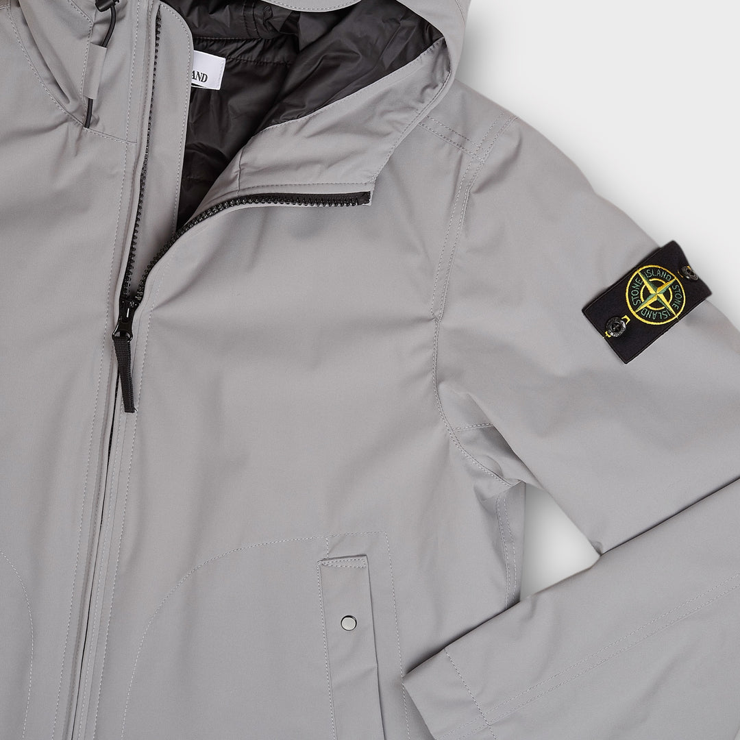 Stone Island 40627 Soft Shell-R Jacket In Grey