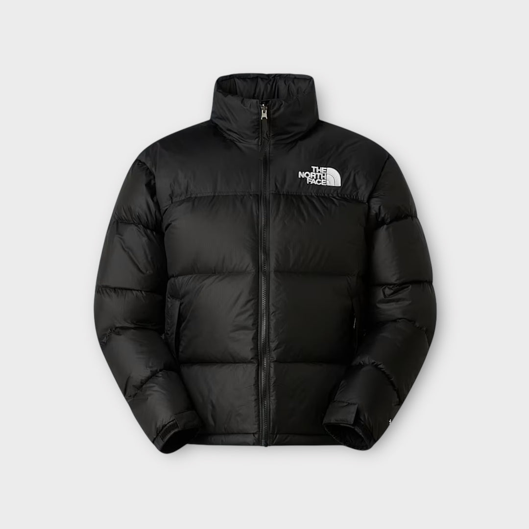 The North Face 96 Retro Nuptse jakke sort set forfra