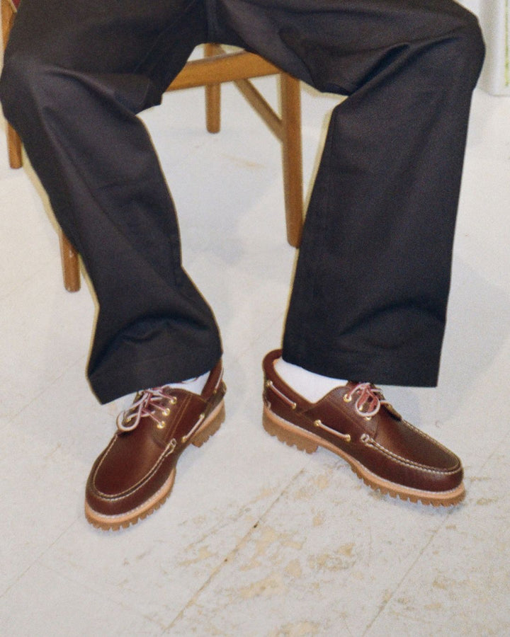 Ben med Timberland 3-Eye Lug sejlersko i brun