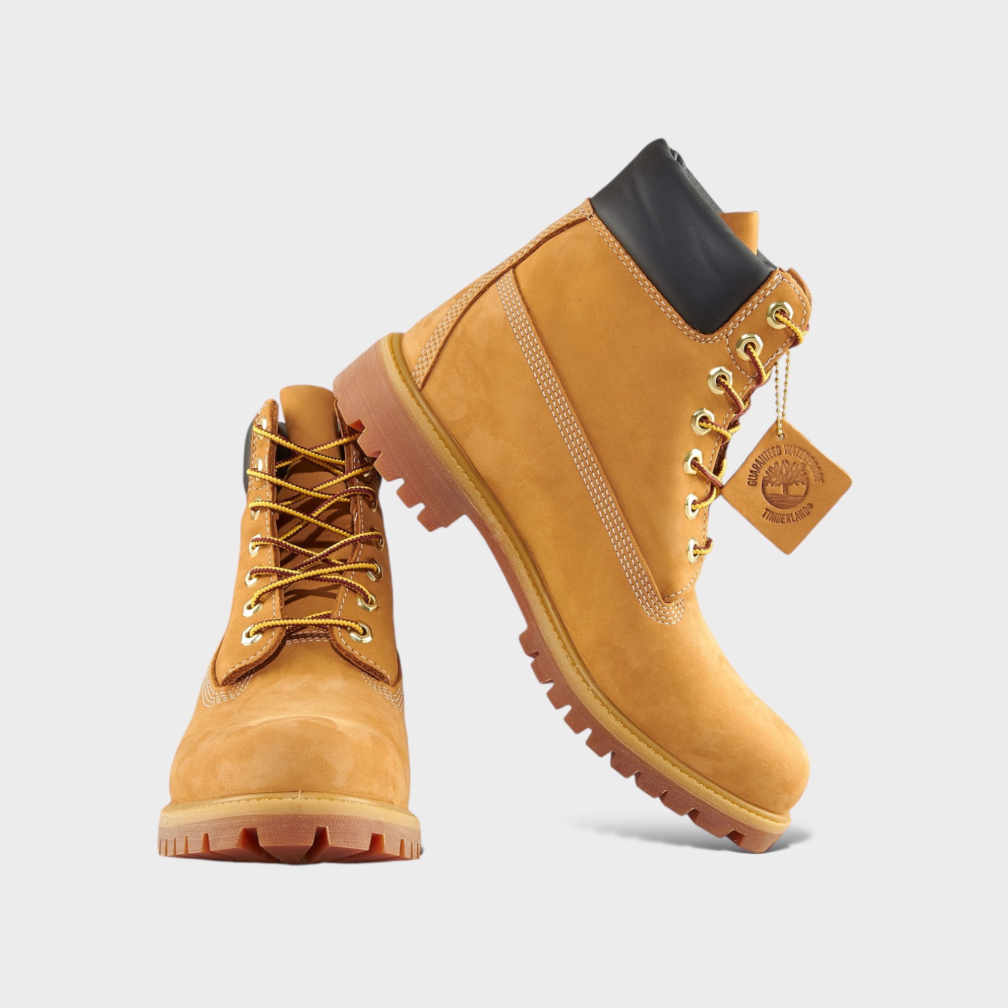 Timberland Premium 6 Inch Boots Wheat Nubuck - For Men and Women