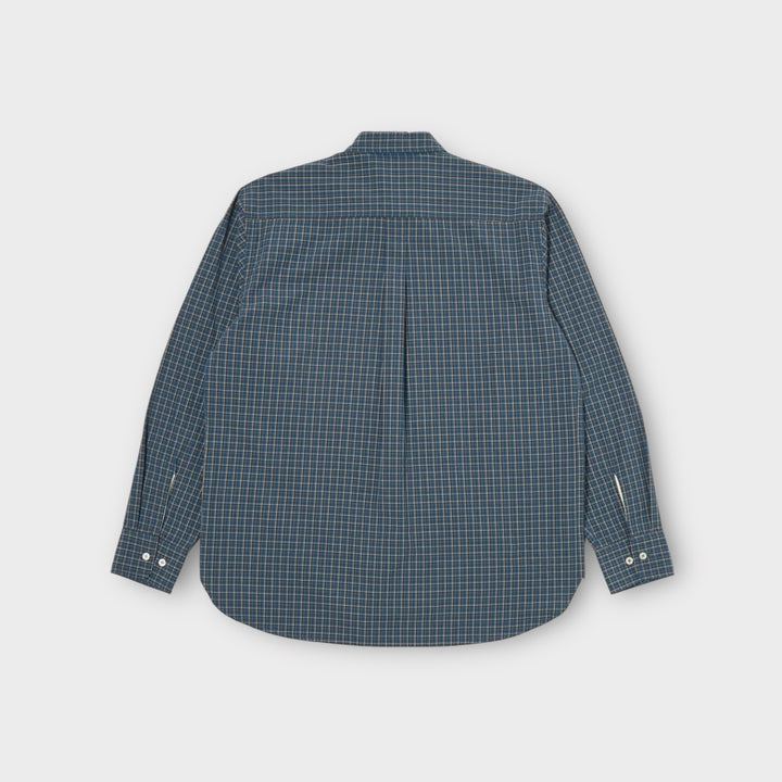 Blå ternet skjorte fra Universal Works til herre