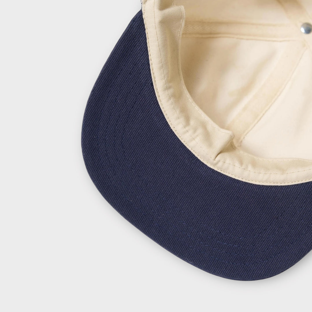 Universal Works Canvas Baseball Hat med logo-detalje