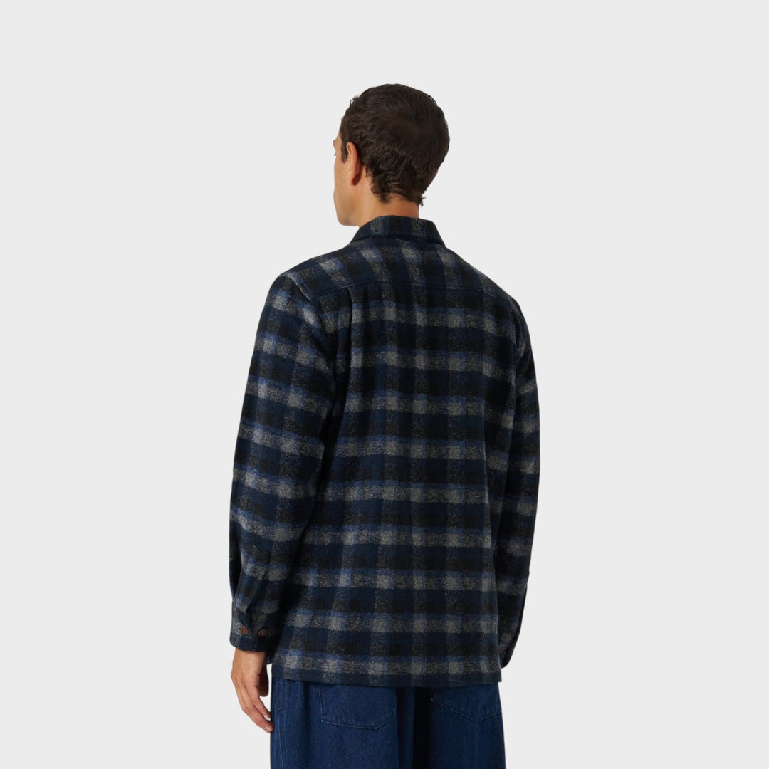 Universal Works Chandler Plaid Fatique overskjorte mænd le fix skjorte shirt
