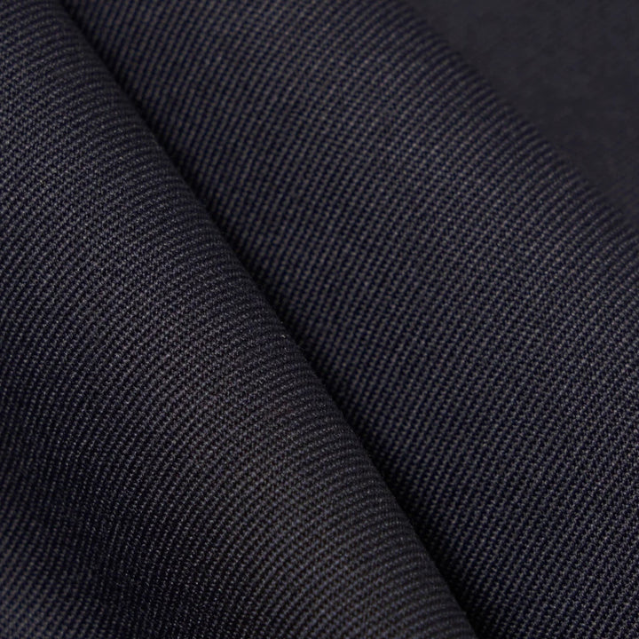 Løse navy bukser med tapering og baglommer loose fit