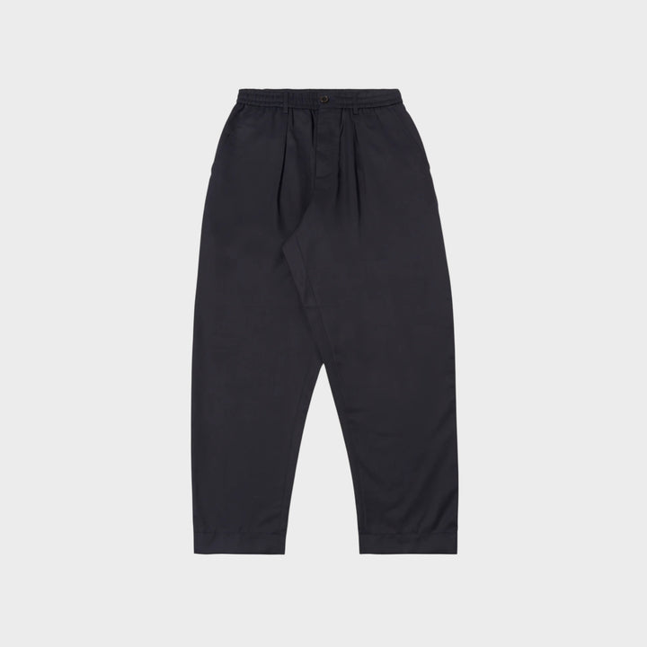 Universal Works Travel Suiting Oxford bukser navy herre