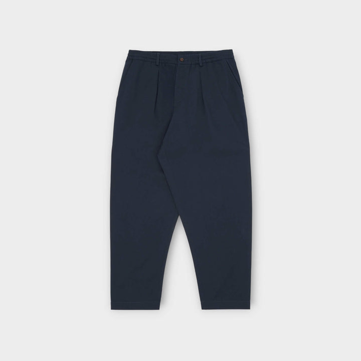 Universal Works Pleated Track Pants I Navy