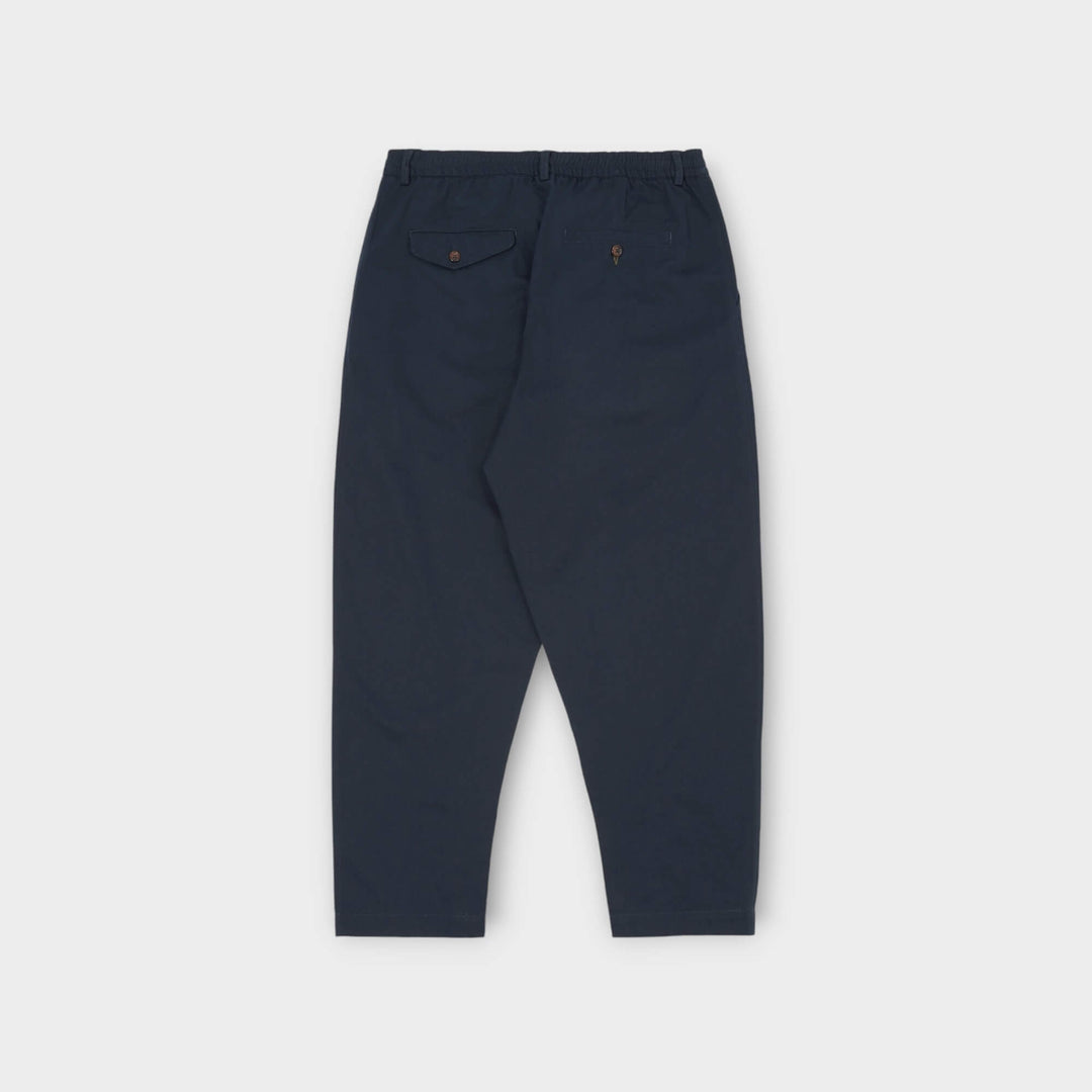 Universal Works Pleated Track Pants In Navy