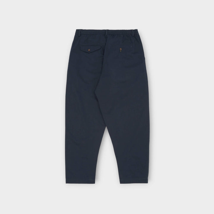 Universal Works Pleated Track Pants In Navy