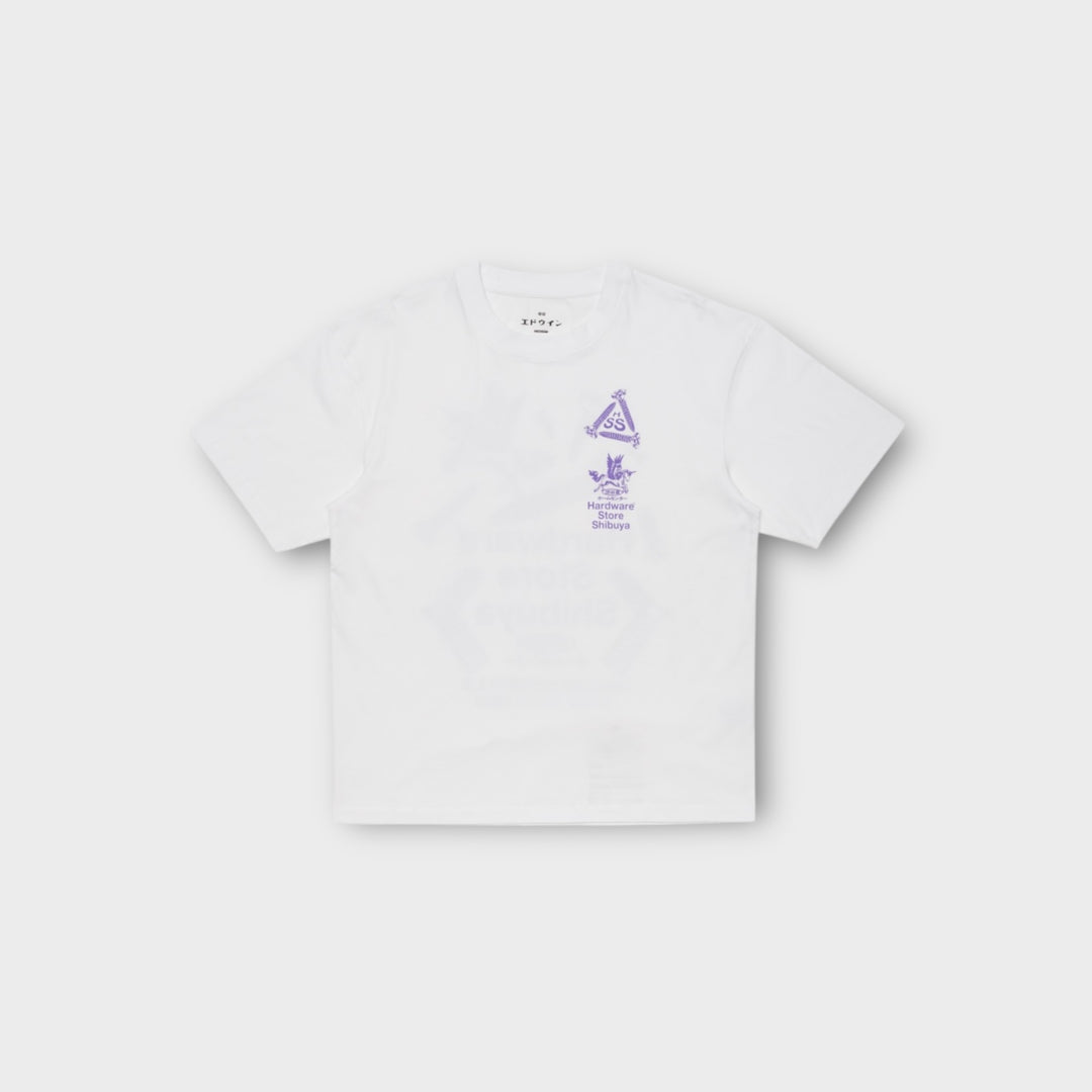 Edwin Hardware Store Shibuya T-Shirt I Hvid
