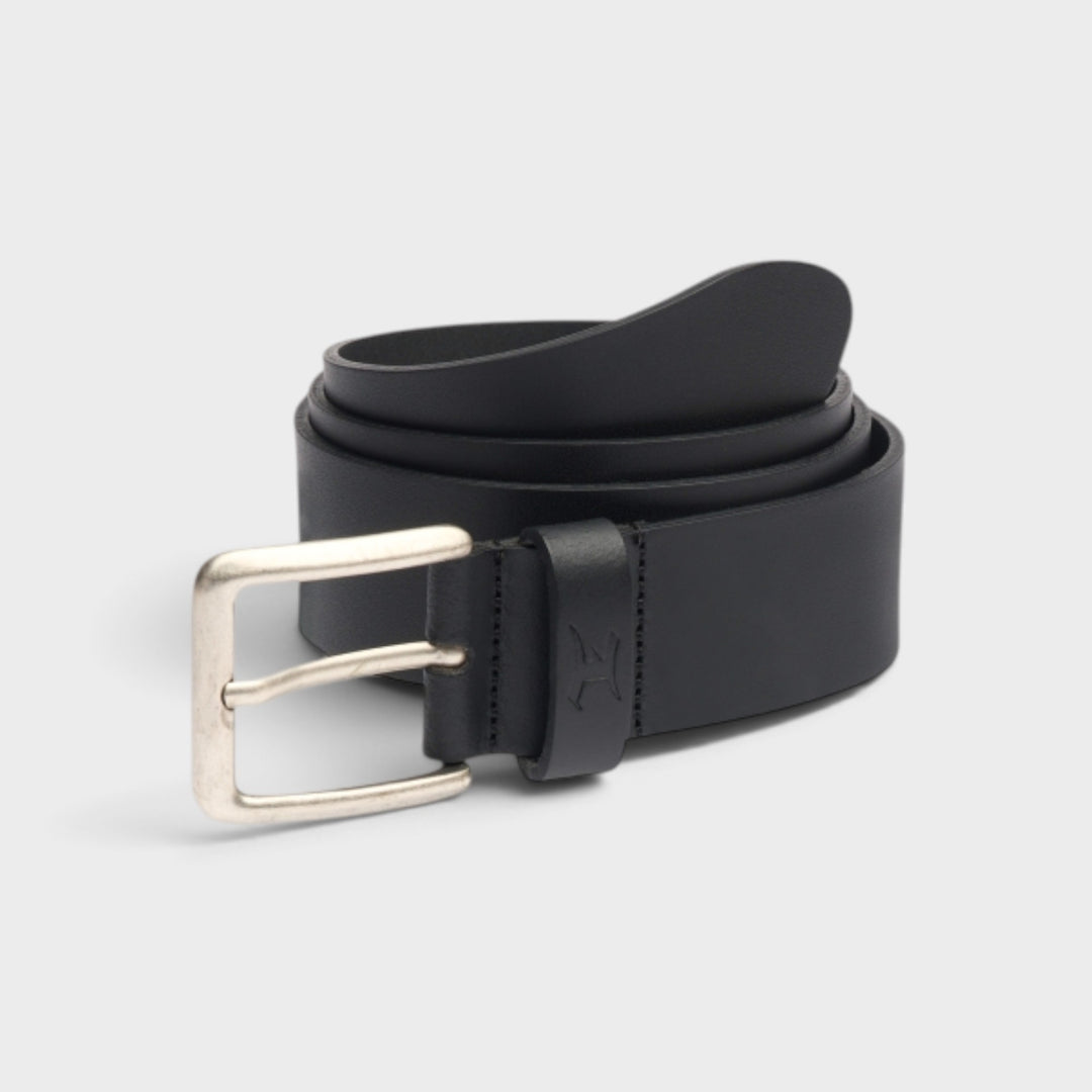 Edwin Classic Leather Belt I Sort