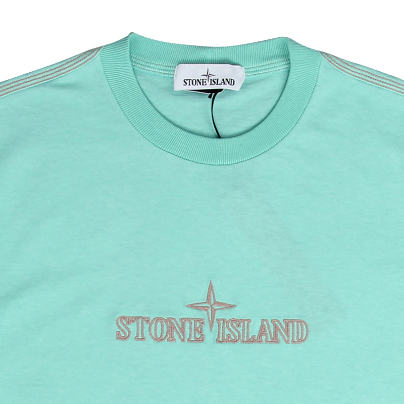 STONE ISLAND LOGO EMBROIDERY T-SHIRT - Le Fix