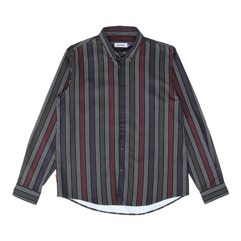 LE FIX VERTICAL STRIPE SKJORTE - Le Fix