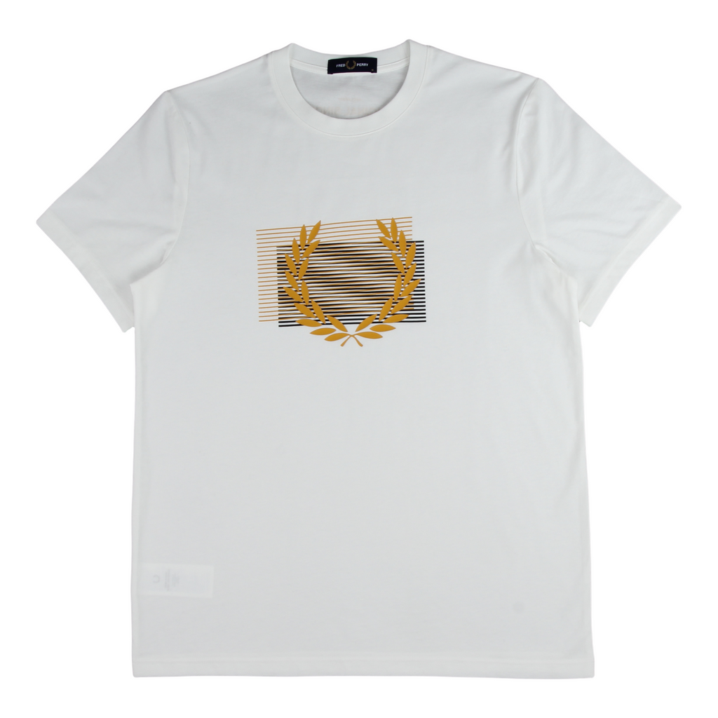FRED PERRY GLITCHED GRAPHIC T-SHIRT - Le Fix